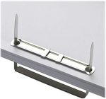 Officemate Prong Paper Fasteners, 2 inch Capacity, 2.75 inch Base, Box of 50 Complete Sets, (99852), Silver - Image 5